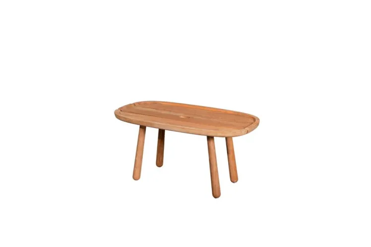 Gartentisch Couchtisch Cane-line Royal Beisteltisch 76x38cm Teakholztisch